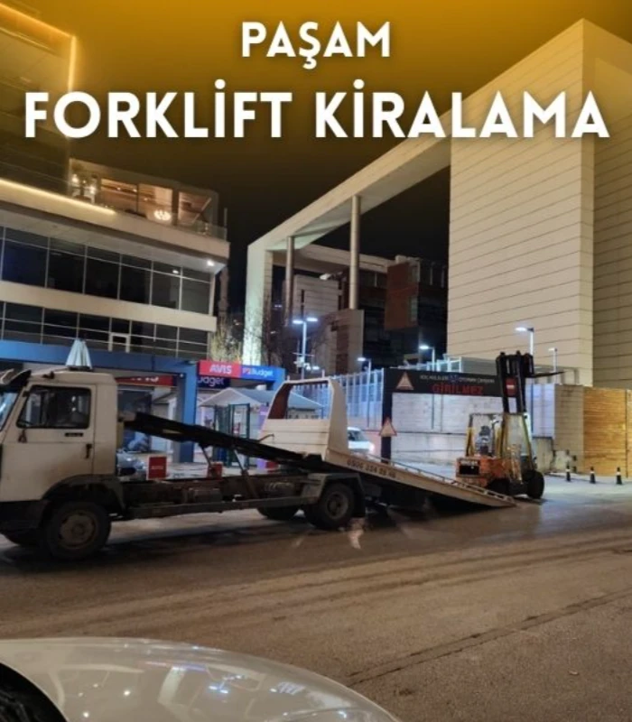 Beysukent kiralık forklift hizmeti veren Paşam Forklift Kiralama sahada çalışma